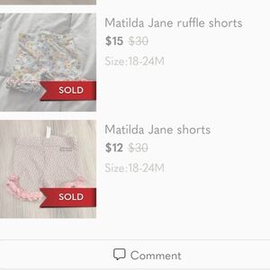 Matilda Jane Floral Ruffle Shorts - Pink and Gray